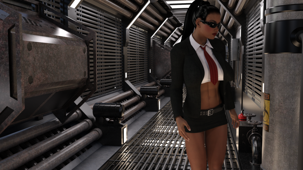 Maia in a screenshot from Cadulium by Osgoode Media