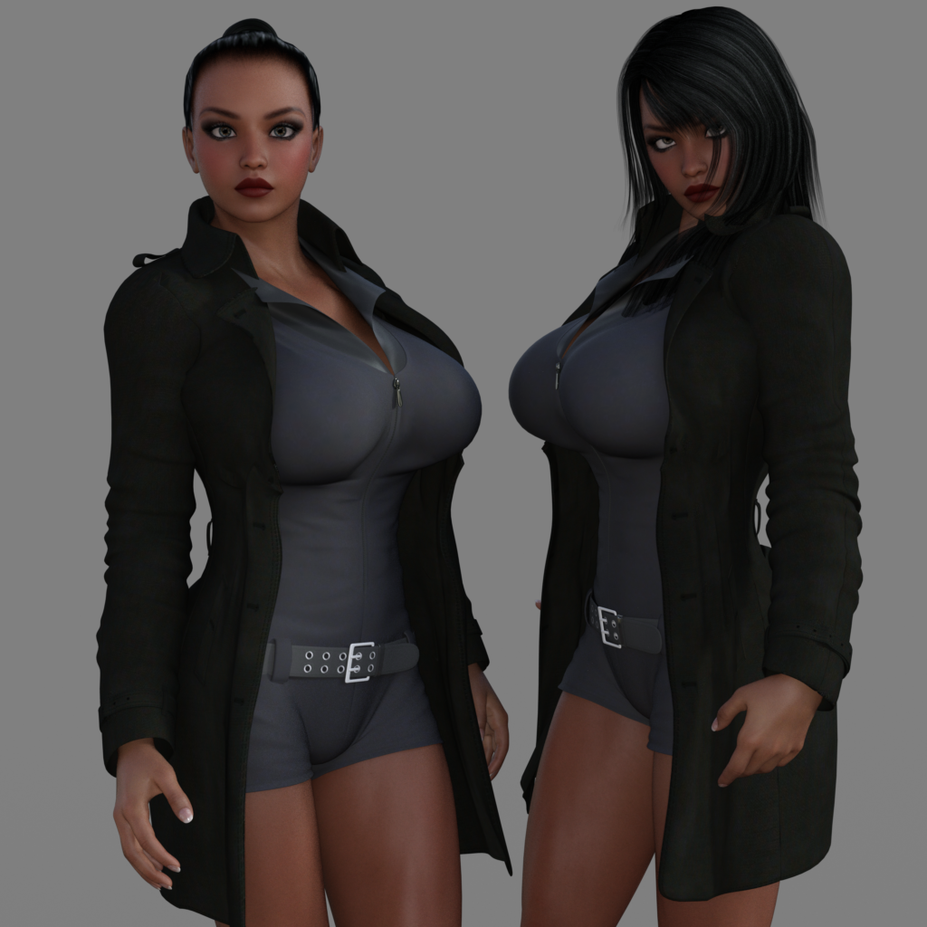 Detective 44 (Detective 86844) and Detective 73 (Detective 09473) from Enadakina by Osgoode Media