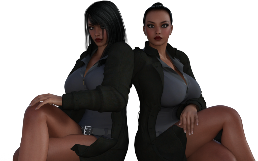 Detective 44 (Detective 86844) and Detective 73 (Detective 09473) from Enadakina by Osgoode Media