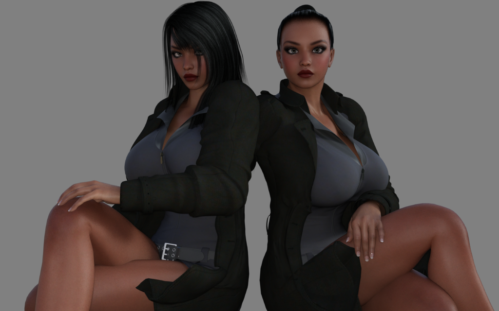 Detective 44 (Detective 86844) and Detective 73 (Detective 09473) from Enadakina by Osgoode Media