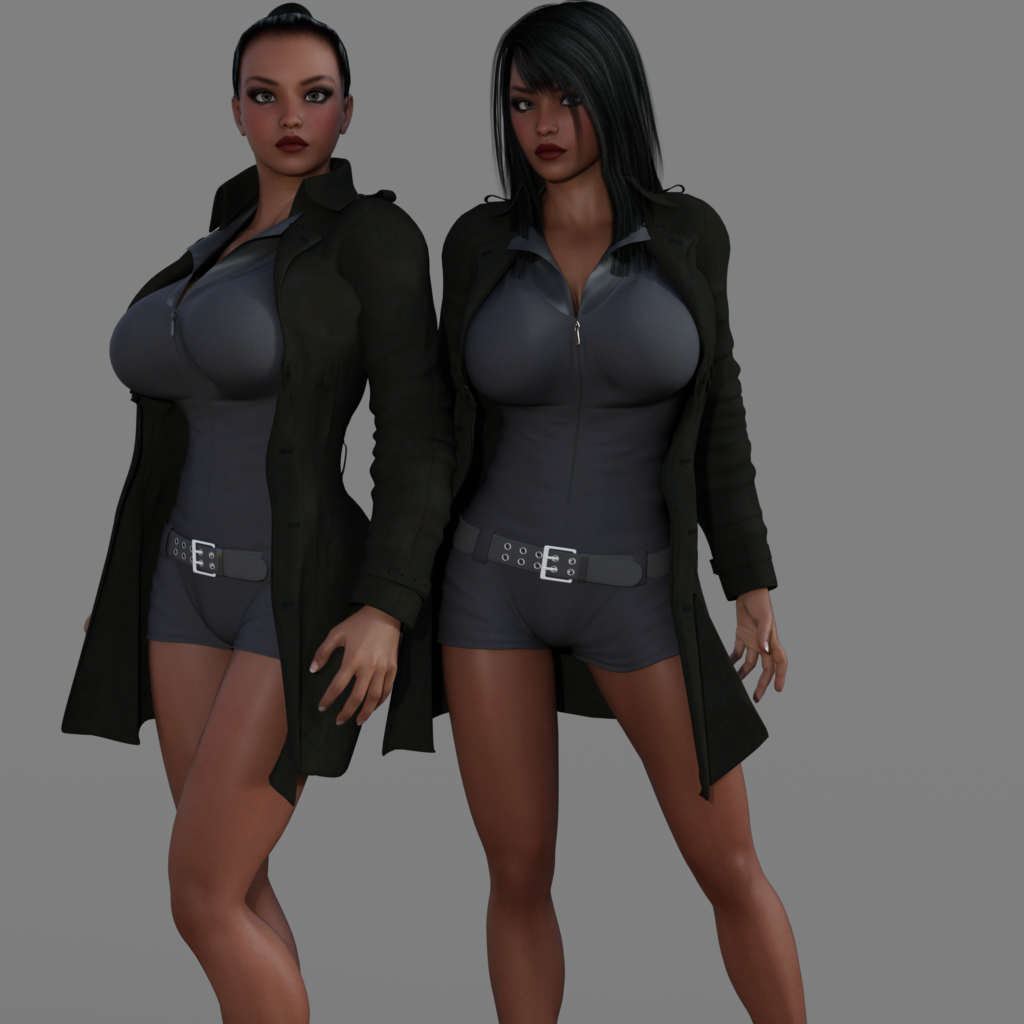 Detective 44 (Detective 86844) and Detective 73 (Detective 09473) from Enadakina by Osgoode Media
