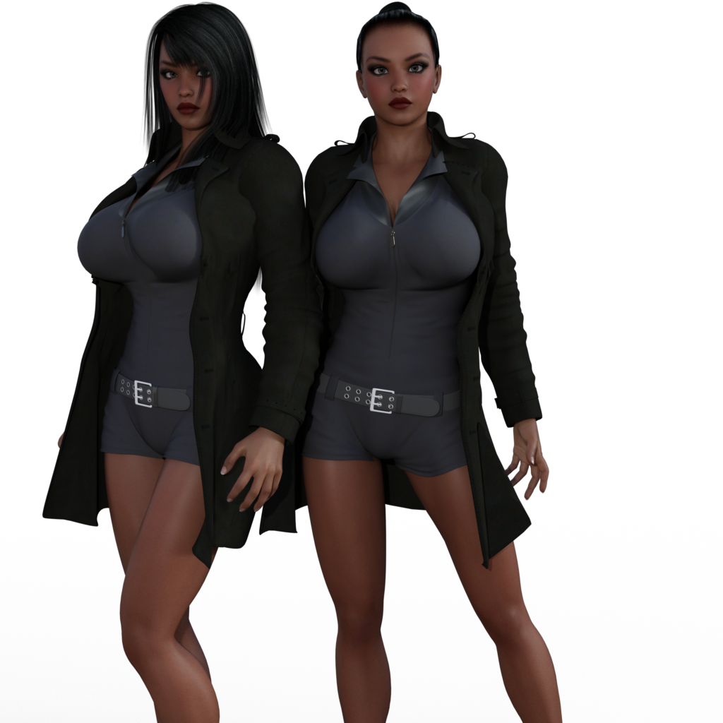 Detective 44 (Detective 86844) and Detective 73 (Detective 09473) from Enadakina by Osgoode Media