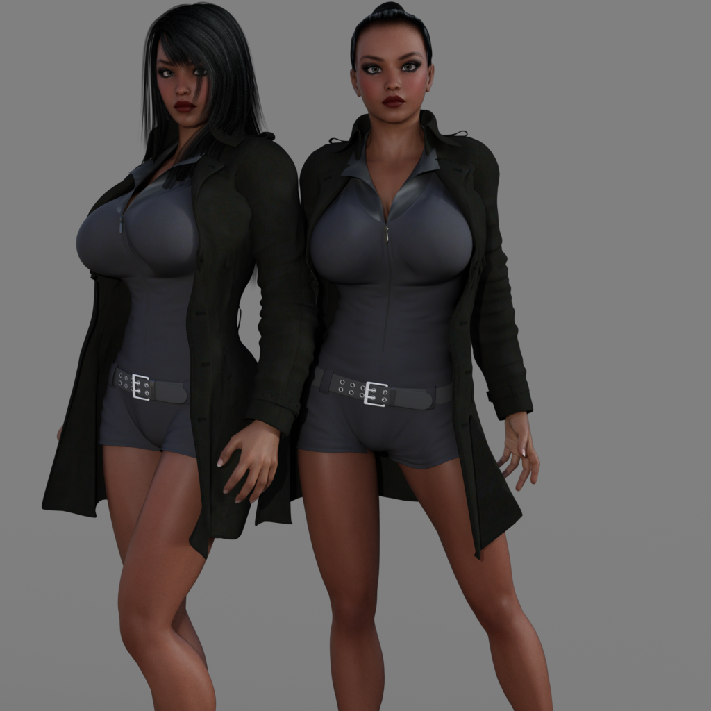 Detective 44 (Detective 86844) and Detective 73 (Detective 09473) from Enadakina by Osgoode Media