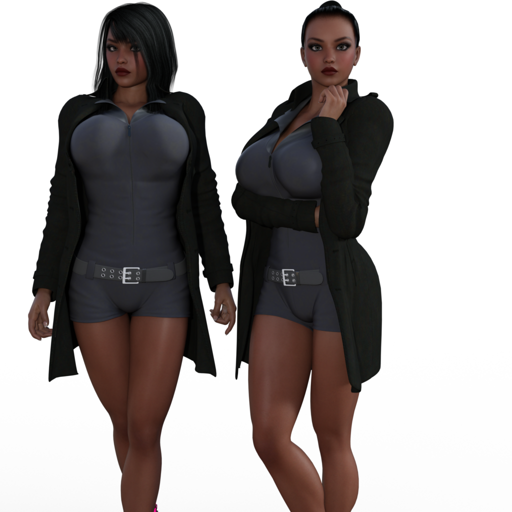 Detective 44 (Detective 86844) and Detective 73 (Detective 09473) from Enadakina by Osgoode Media