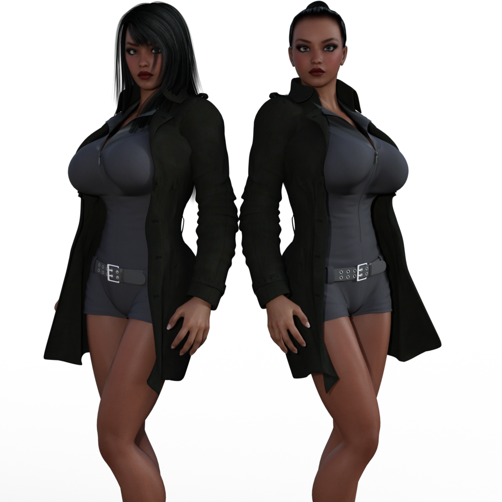 Detective 44 (Detective 86844) and Detective 73 (Detective 09473) from Enadakina by Osgoode Media