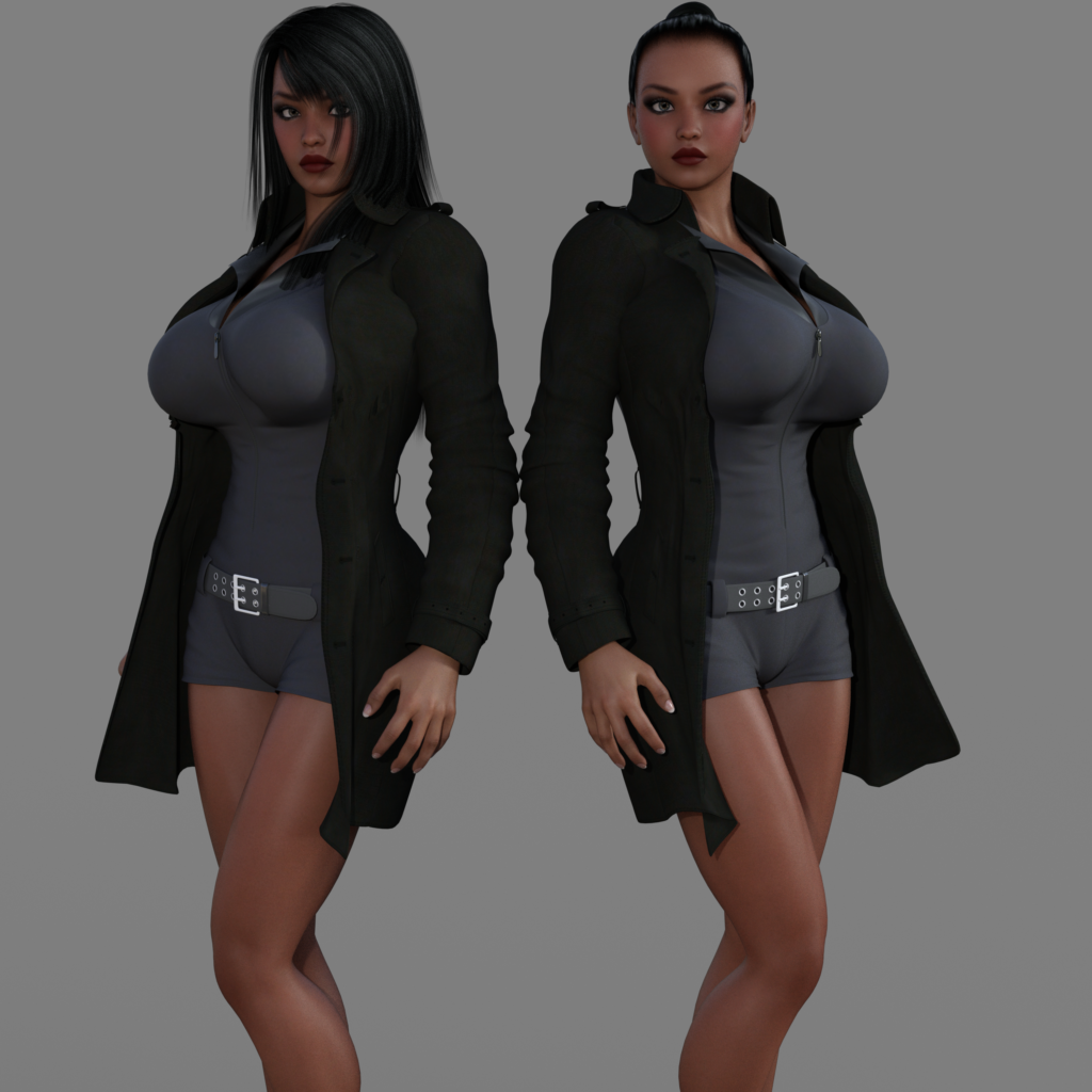 Detective 44 (Detective 86844) and Detective 73 (Detective 09473) from Enadakina by Osgoode Media