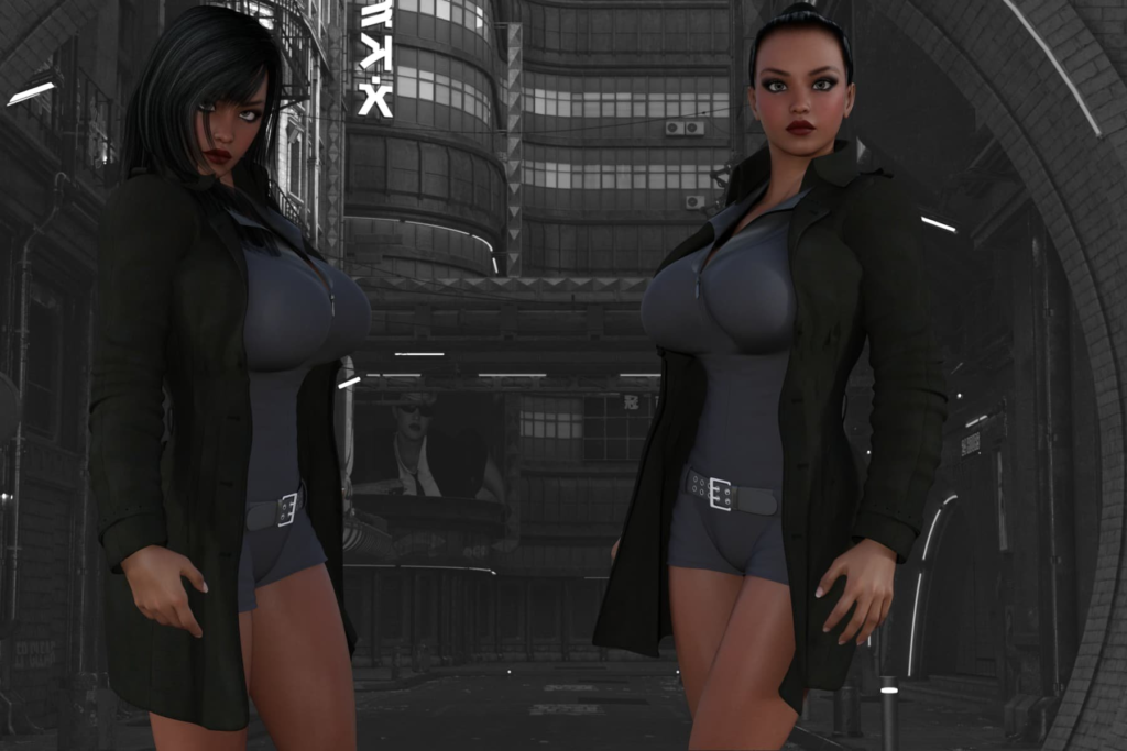 Detective 44 (Detective 86844) and Detective 73 (Detective 09473) from Enadakina by Osgoode Media