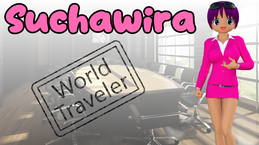 Suchawira World Traveler logo by Osgoode Media