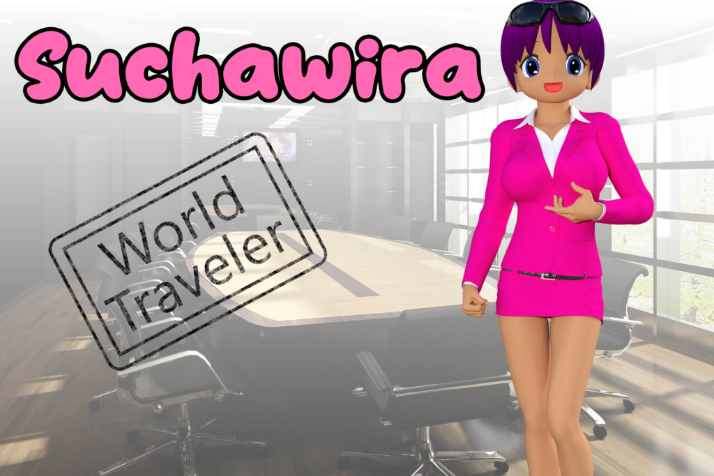 Suchawira World Traveler logo by Osgoode Media