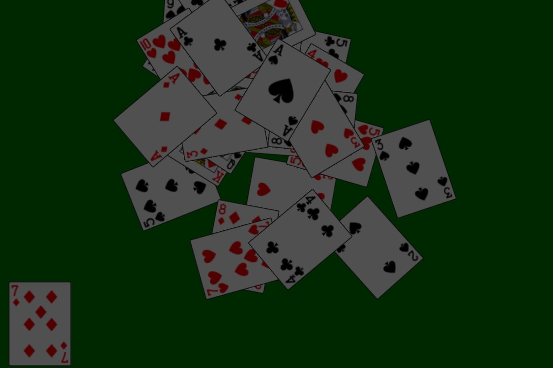 Pile of cards screenshot